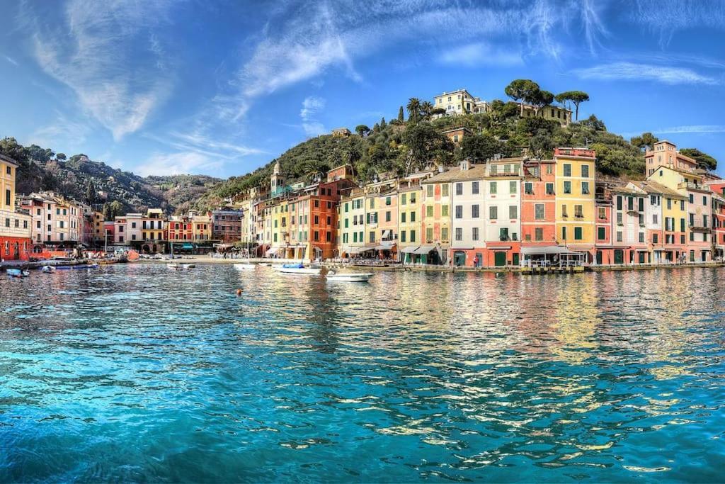 Portofino - Appartamento Vista Mare - Rooftop Terrazzo - In Centro Citta - Free Wifi Rapallo Eksteriør bilde